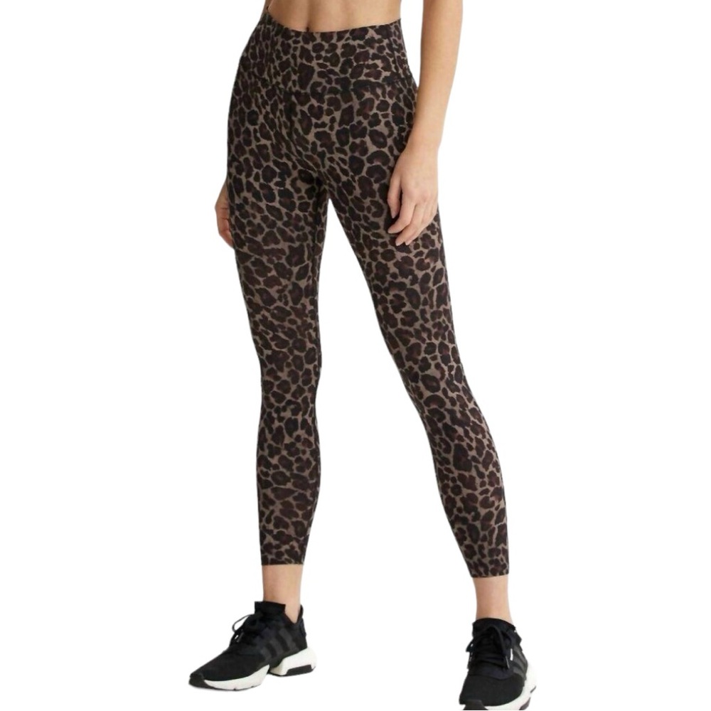 VARLEY Luna Leggings In Tort Leopard Print size Small